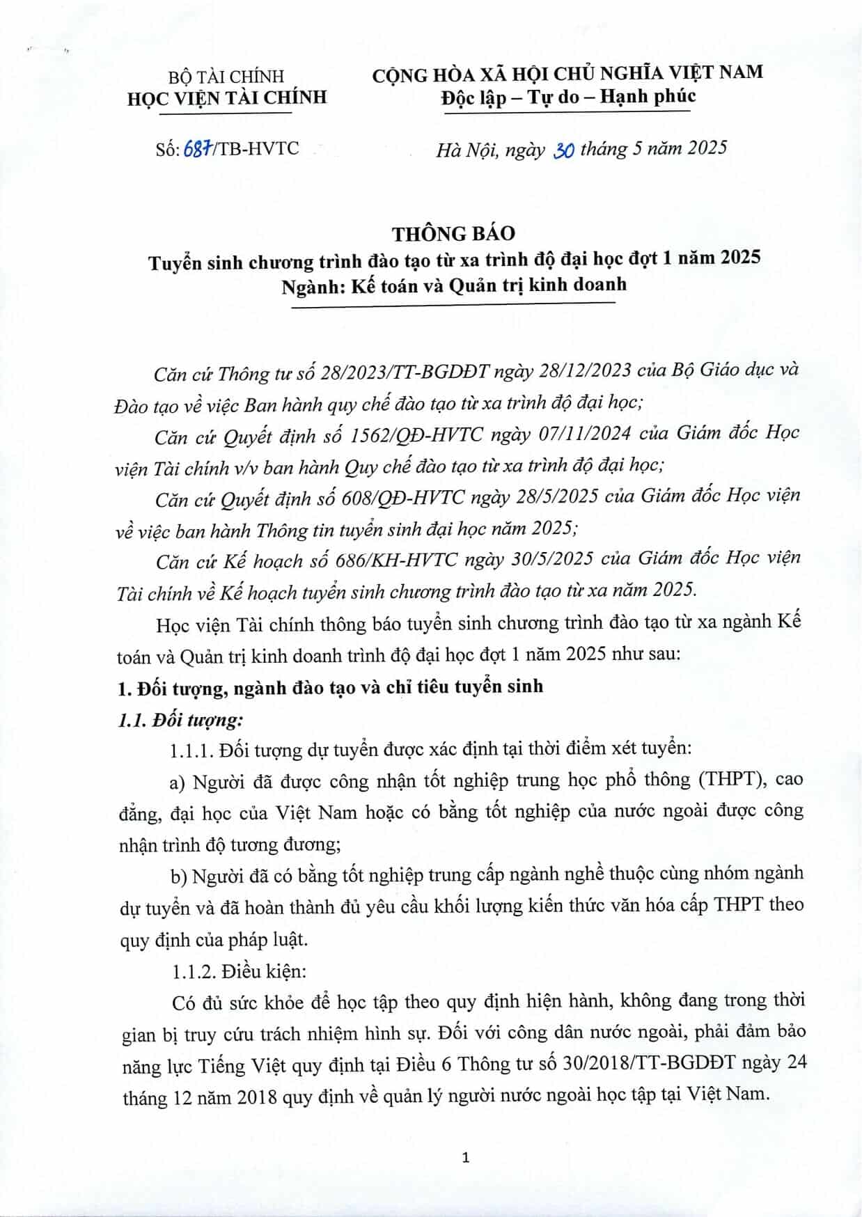 HỌC VIỆN TÀI CHÍNH AOF