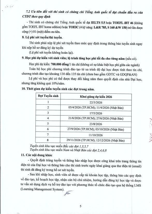 TH&Ocirc;NG B&Aacute;O TUYỂN SINH HỆ Đ&Agrave;O TẠO TỪ XA ĐẠI HỌC KINH TẾ QUỐC D&Acirc;N NĂM HỌC 2026