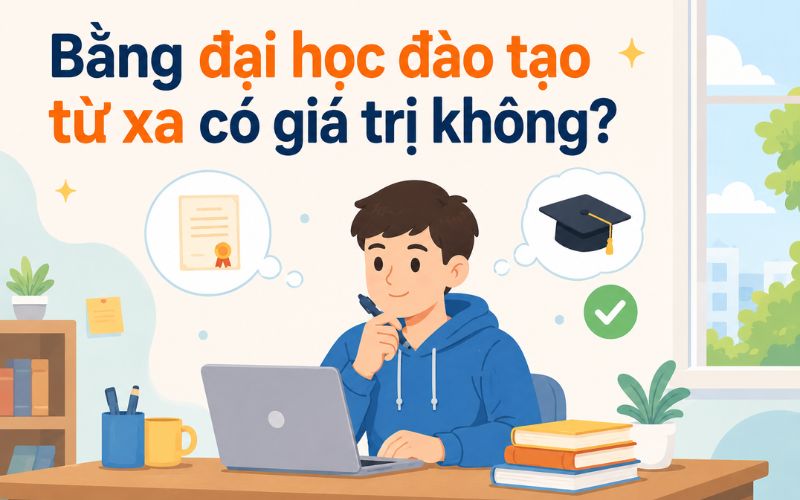 Bằng đại học từ xa c&oacute; gi&aacute; trị kh&ocirc;ng?