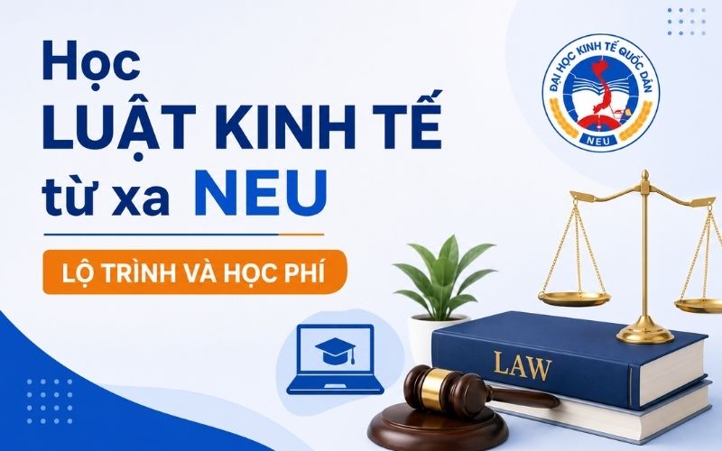 Học Luật Kinh Tế từ xa NEU: Lộ trình và học phí