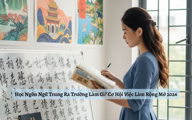 Học Ngôn Ngữ Trung Ra Trường Làm Gì? Cơ Hội Việc Làm Rộng Mở 2026