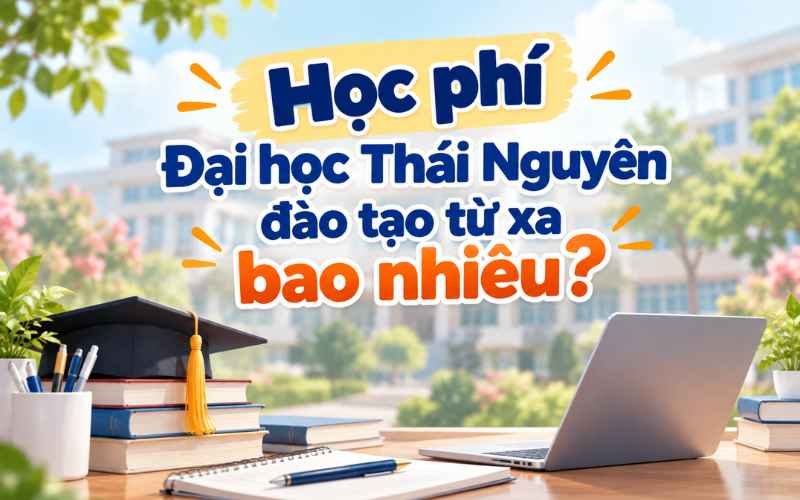 Học phí Đại học Thái Nguyên đào tạo từ xa bao nhiêu?