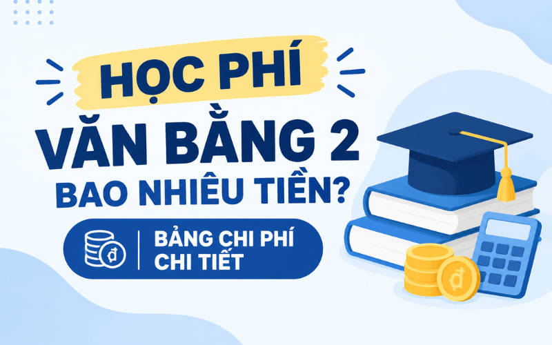 Học ph&iacute; văn bằng 2 bao nhi&ecirc;u tiền
