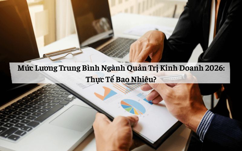 Mức Lương Trung Bình Ngành Quản Trị Kinh Doanh 2026: Thực Tế Bao Nhiêu?