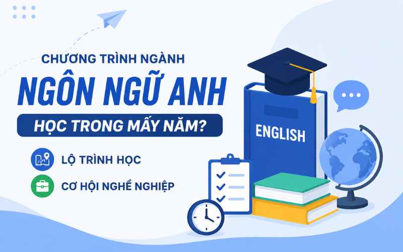 Ngôn ngữ Anh học trong mấy năm?
