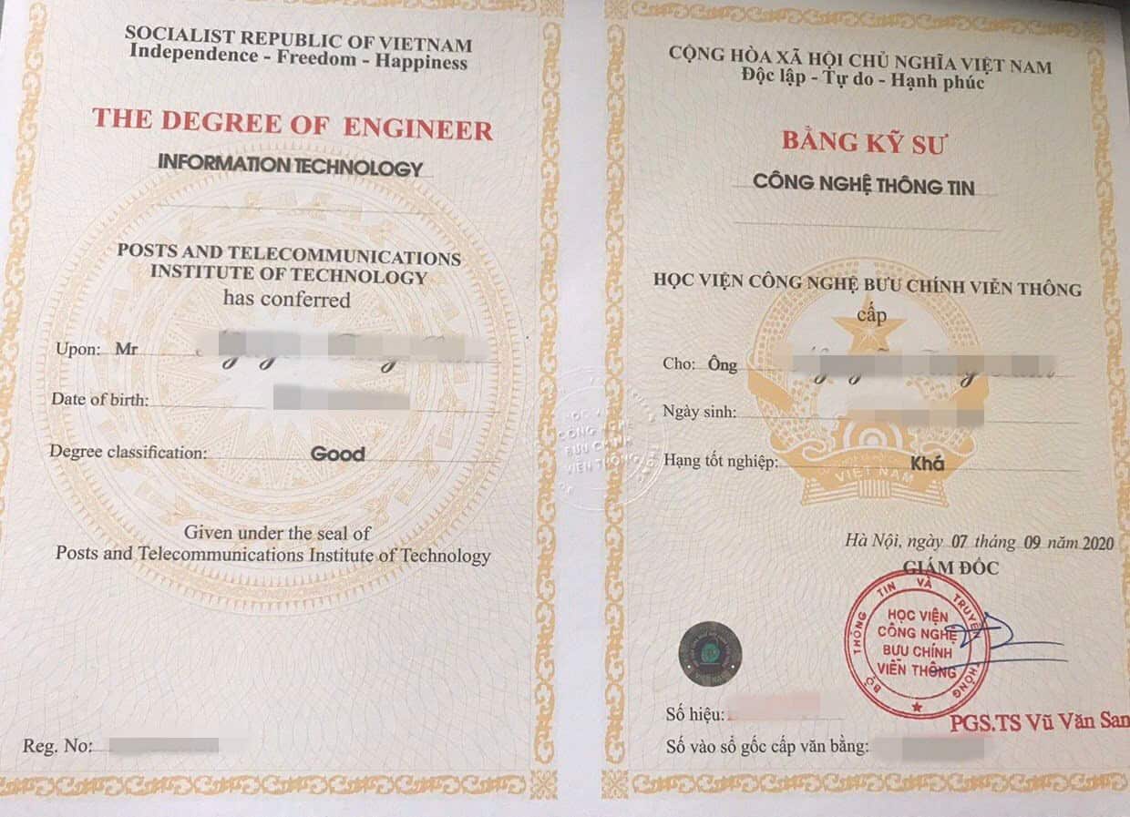 Bằng Đại học từ xa Học Viện C&ocirc;ng Nghệ Bưu Ch&iacute;nh Viễn Th&ocirc;ng 